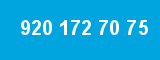 920 172 70 75 920 172 70 75
